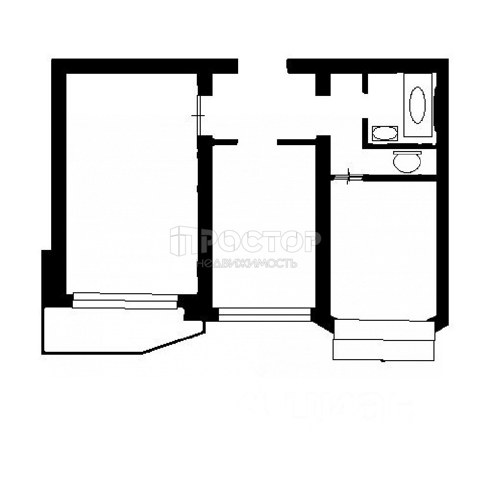 2-комнатная квартира, 52 м² - фото 12