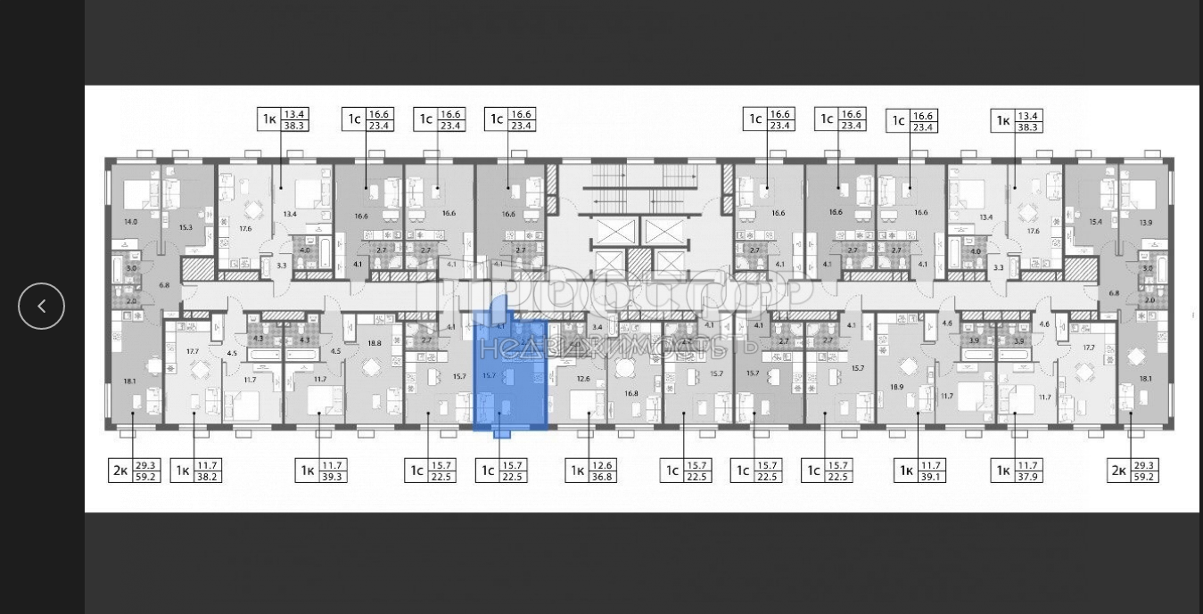 Студия, 22.5 м² - фото 5
