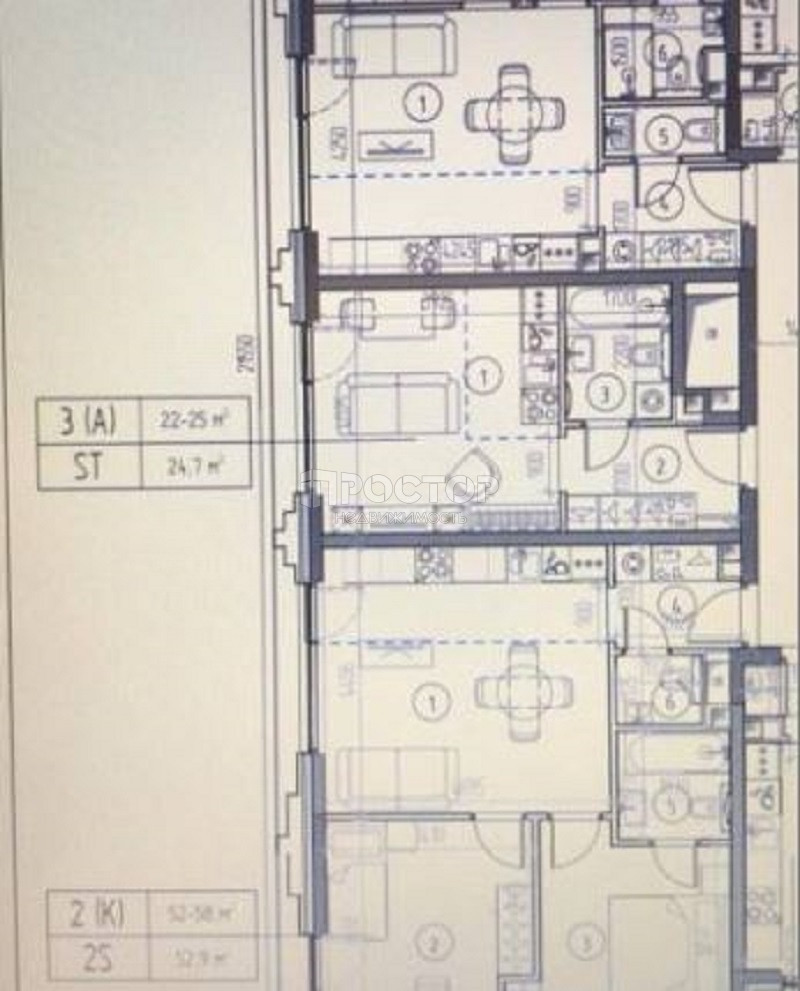 Студия, 24.7 м² - фото 3