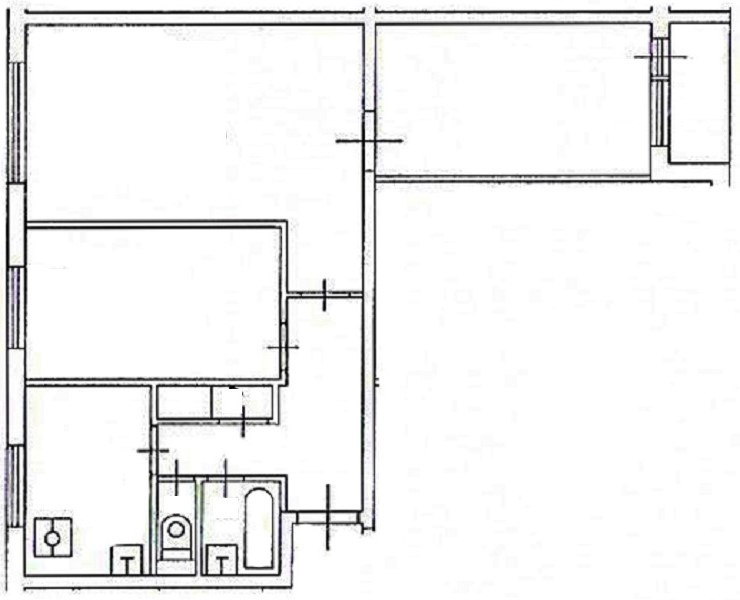 3-комнатная квартира, 65 м² - фото 15