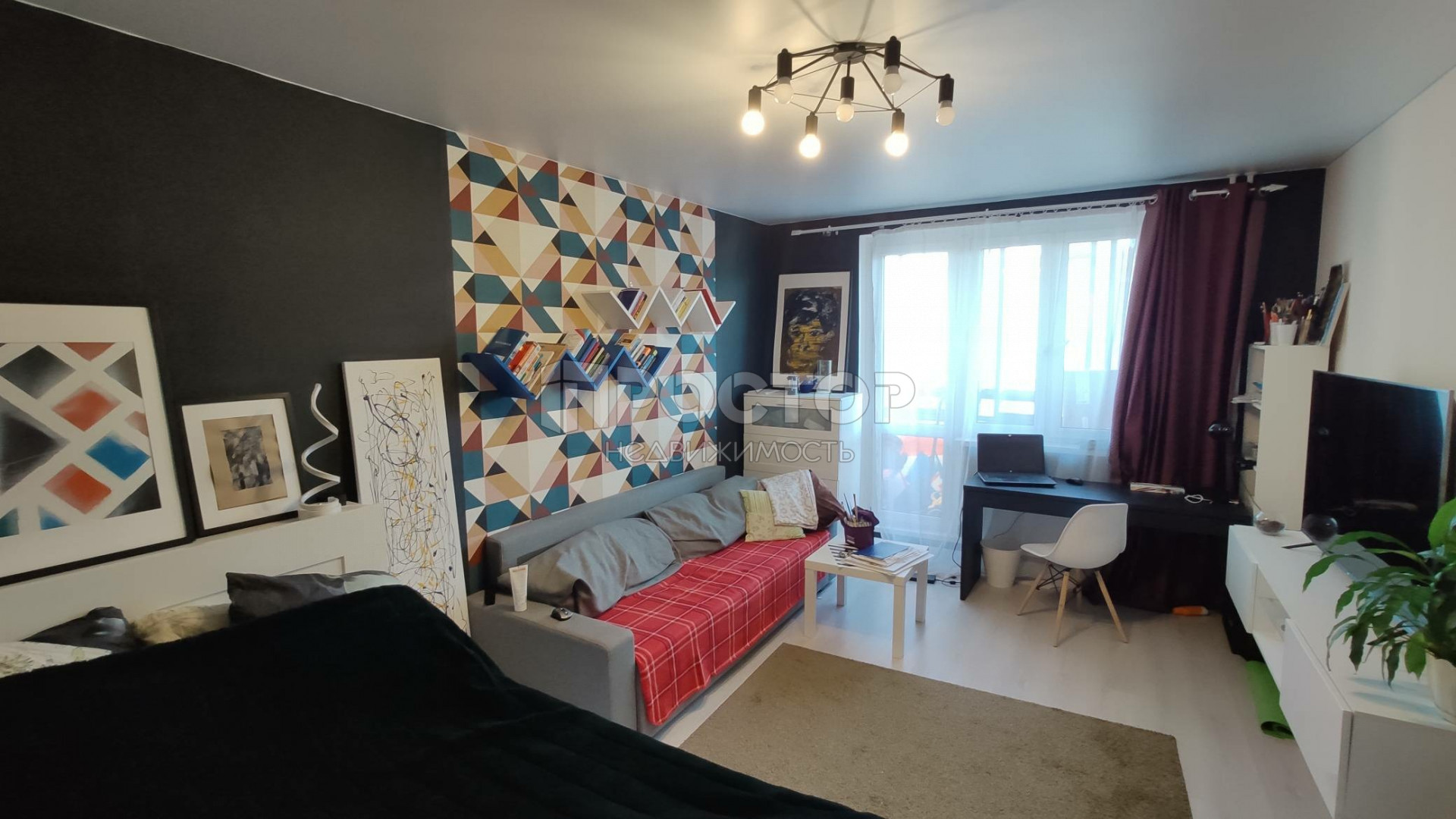 1-комнатная квартира, 39.1 м² - фото 2
