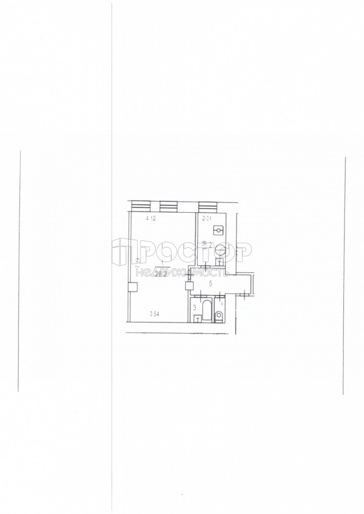 1-комнатная квартира, 45 м² - фото 3