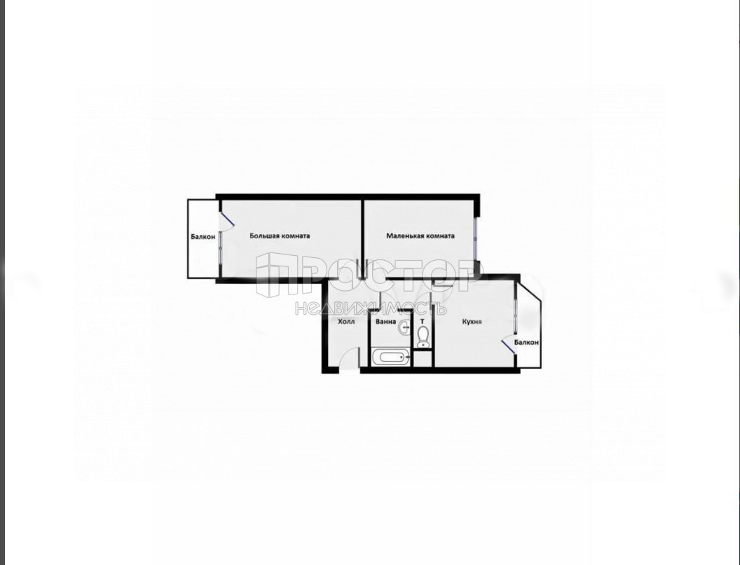 2-комнатная квартира, 57.5 м² - фото 13