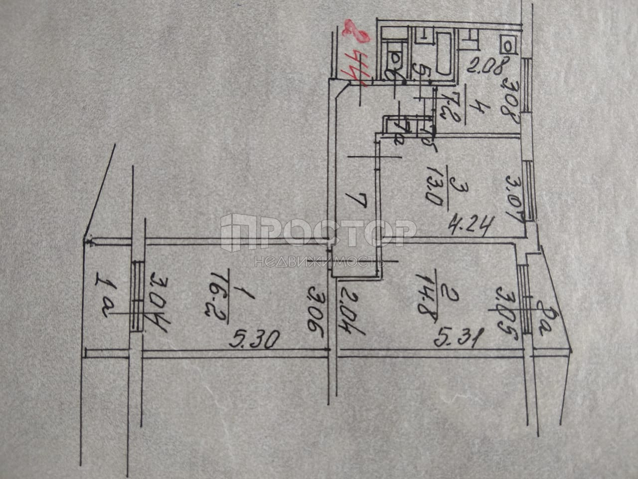2-комнатная квартира, 64 м² - фото 9