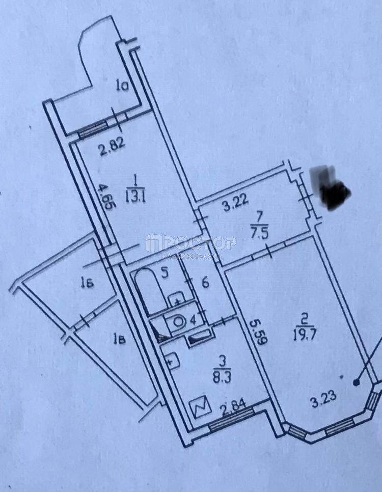 2-комнатная квартира, 63.8 м² - фото 14