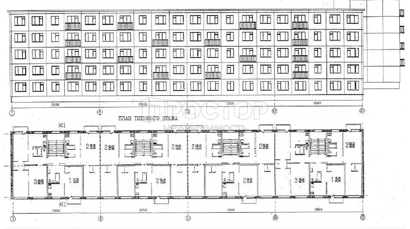 1-комнатная квартира, 33.7 м² - фото 2