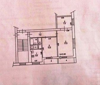 3-комнатная квартира, 57 м² - фото 3