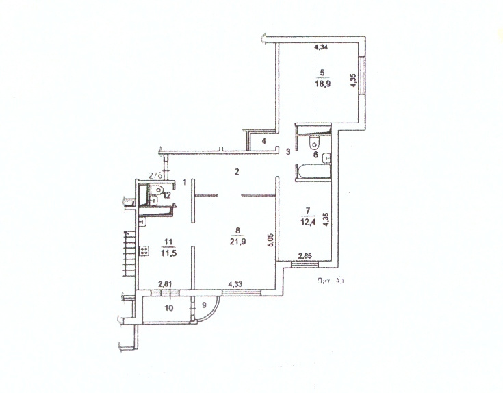 3-комнатная квартира, 89.5 м² - фото 16