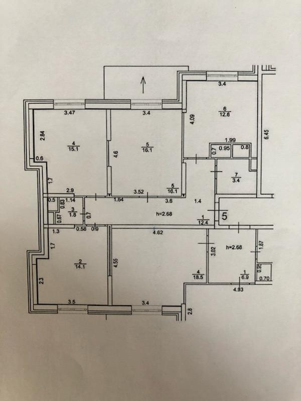 3-комнатная квартира, 75.5 м² - фото 5