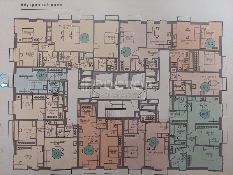 Студия, 23.4 м² - фото 10