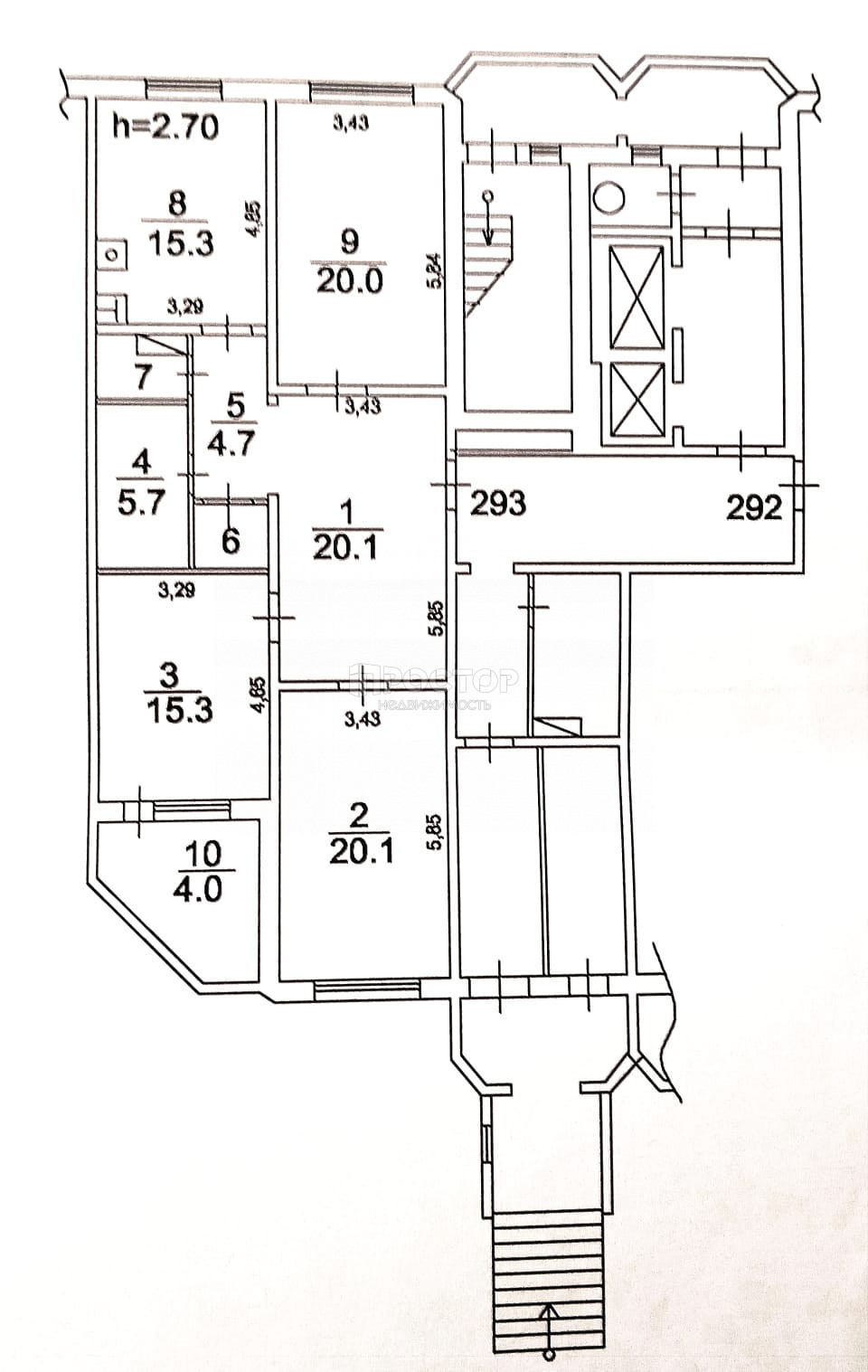 3-комнатная квартира, 109 м² - фото 26