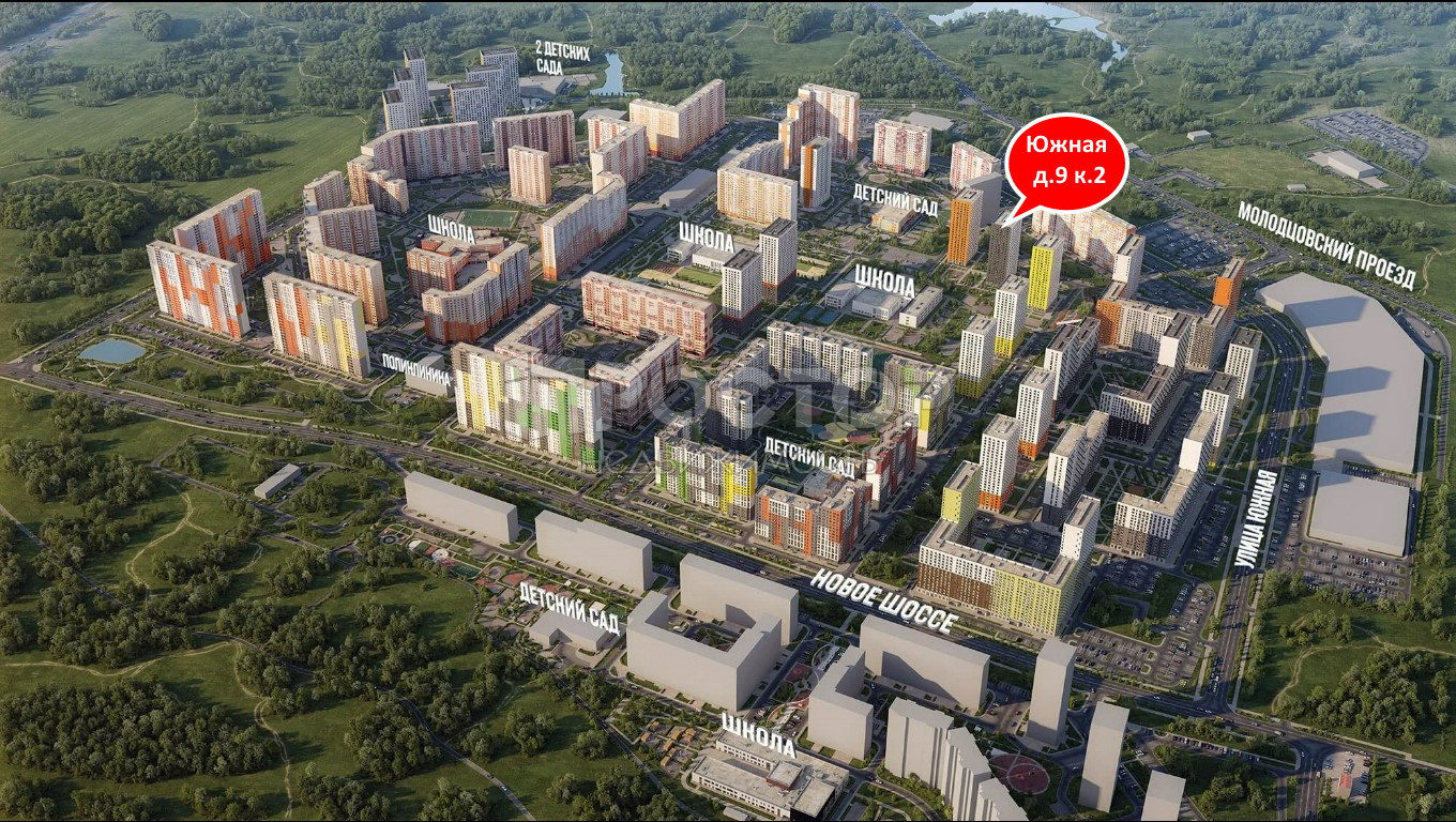 2-комнатная квартира, 51 м² - фото 3