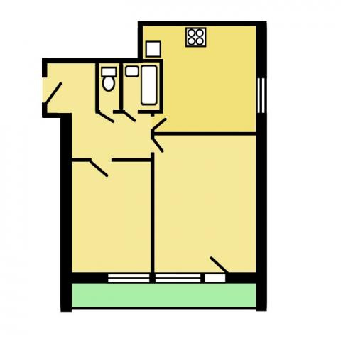 2-комнатная квартира, 54 м² - фото 7