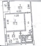 2-комнатная квартира, 52 м² - фото 24