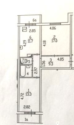 2-комнатная квартира, 58 м² - фото 6
