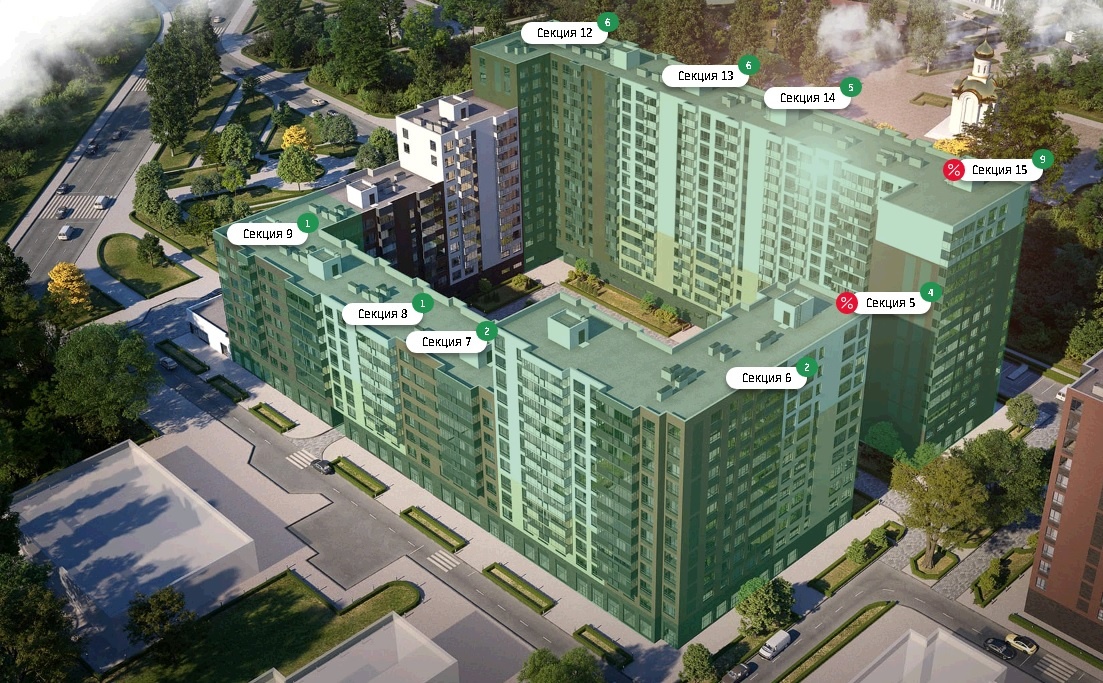 2-комнатная квартира, 56.8 м² - фото 5