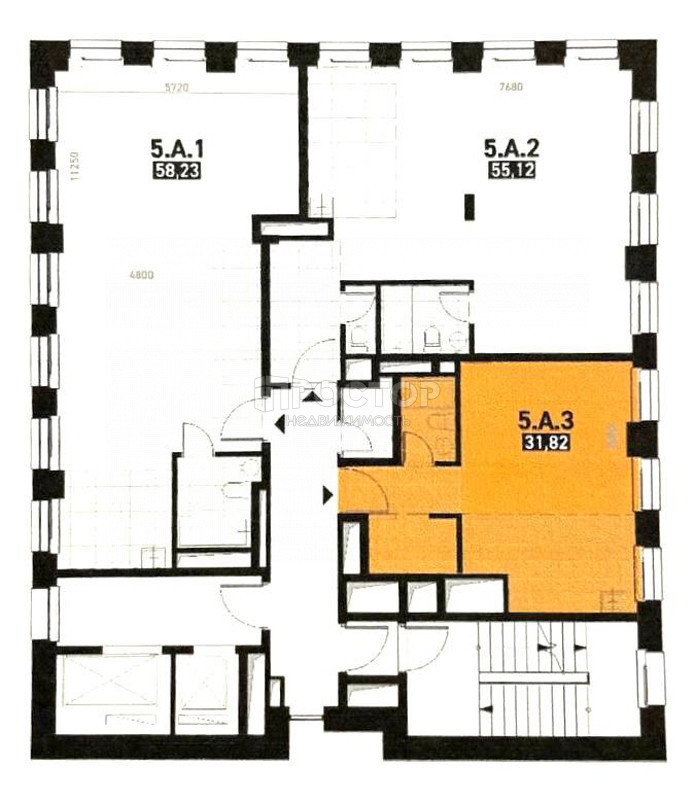 1-комнатная квартира, 31.82 м² - фото 4
