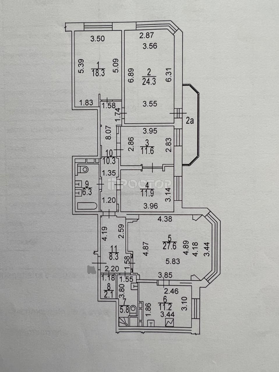 4-комнатная квартира, 138 м² - фото 24