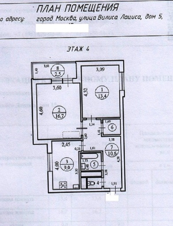 2-комнатная квартира, 55.4 м² - фото 15