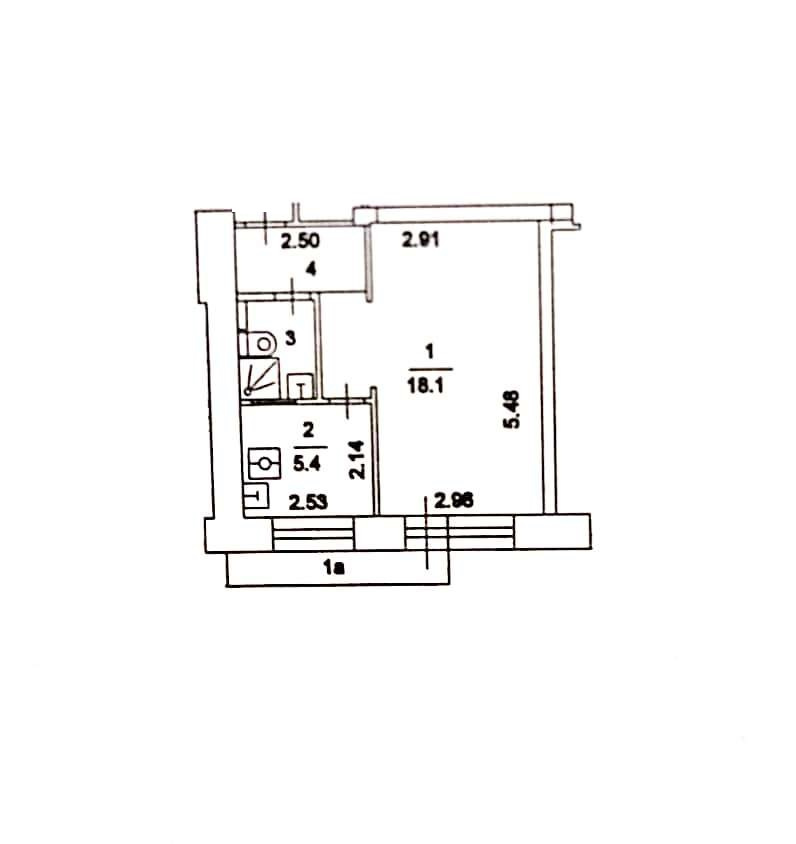 1-комнатная квартира, 30.3 м² - фото 9