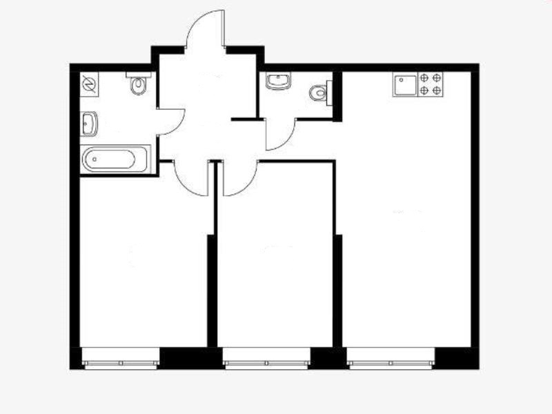 2-комнатная квартира, 60 м² - фото 17