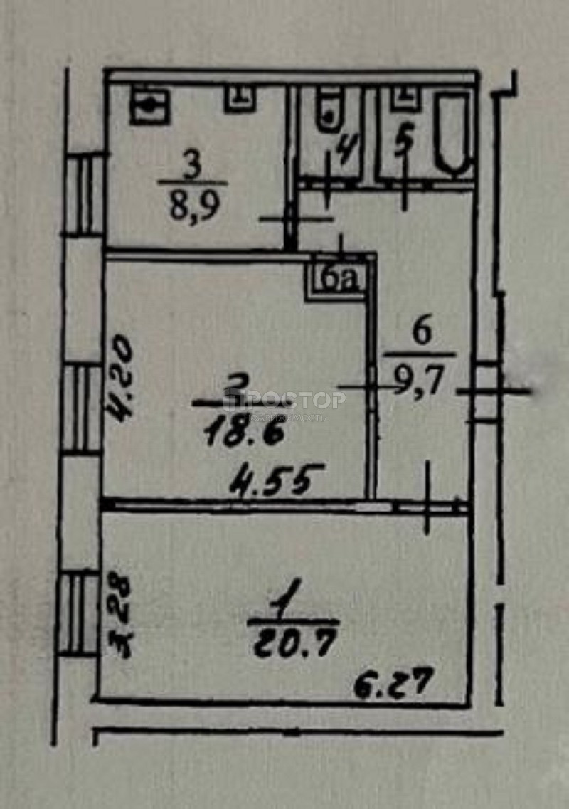 2-комнатная квартира, 63 м² - фото 9