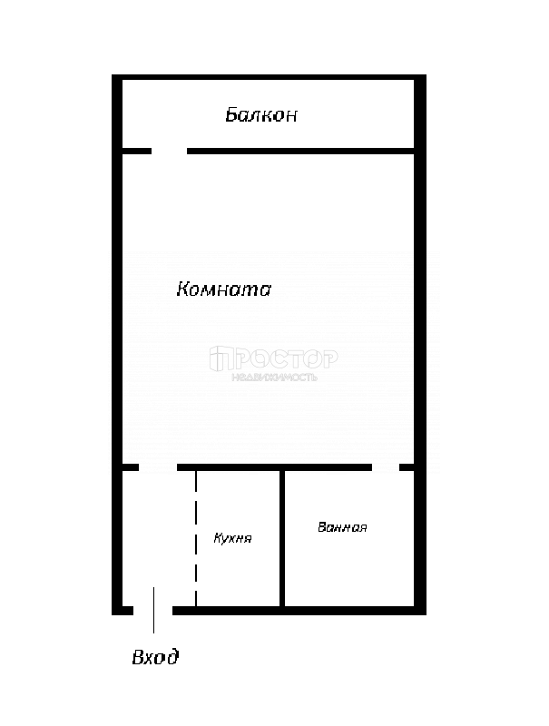 Студия, 27 м² - фото 18