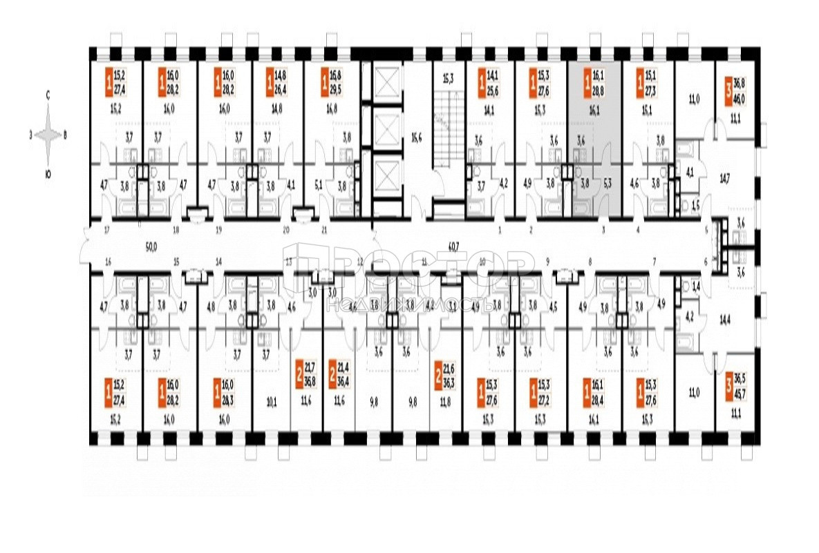 Студия, 28.8 м² - фото 2