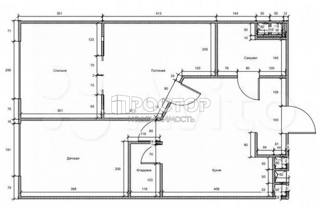 2-комнатная квартира, 56 м² - фото 13