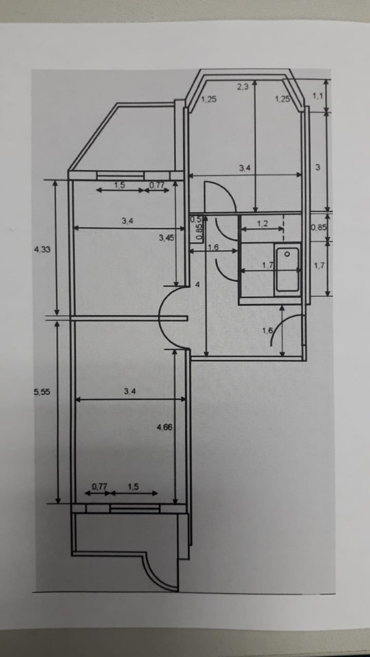 2-комнатная квартира, 60 м² - фото 11