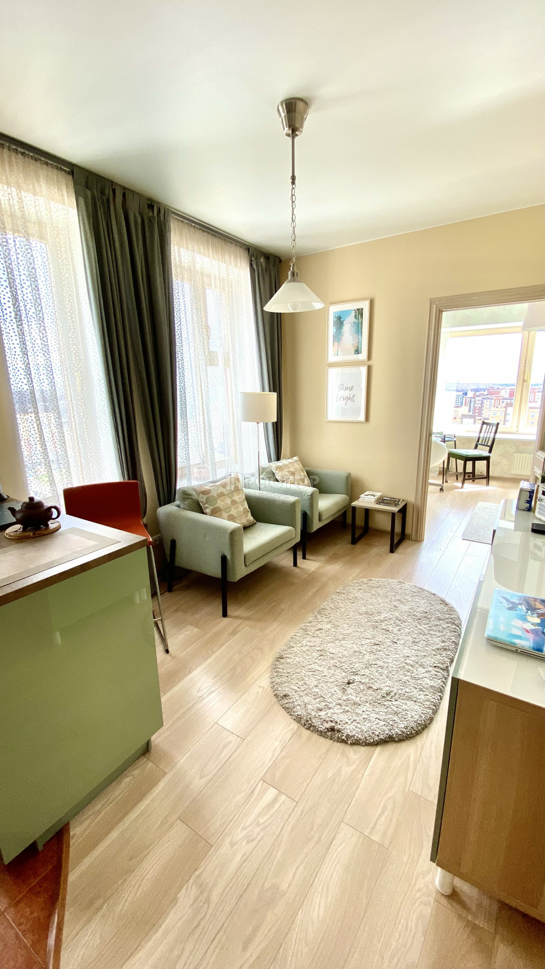 1-комнатная квартира, 34 м² - фото 15