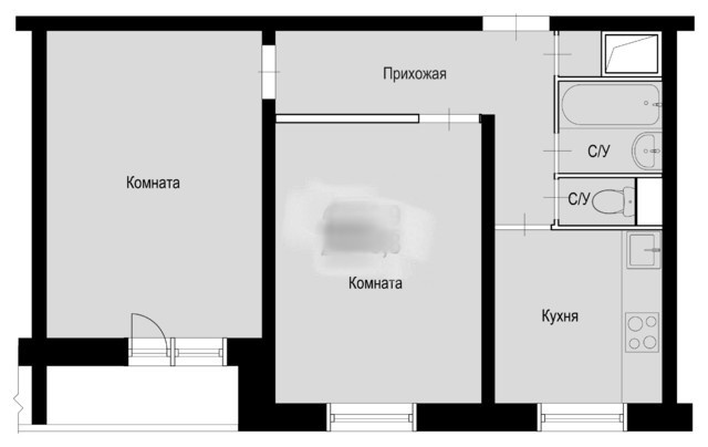 2-комнатная квартира, 48 м² - фото 7