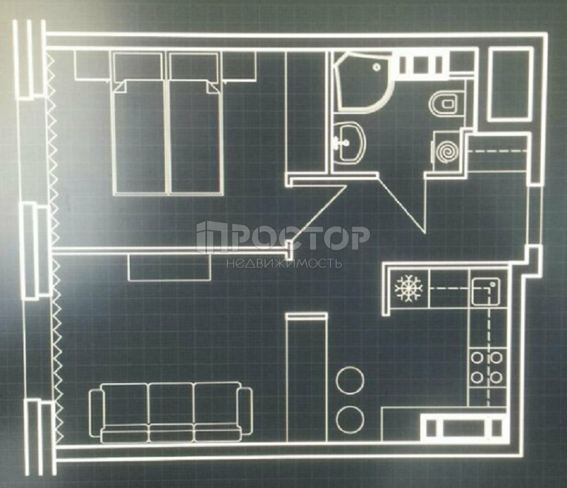 2-комнатная квартира, 40 м² - фото 20