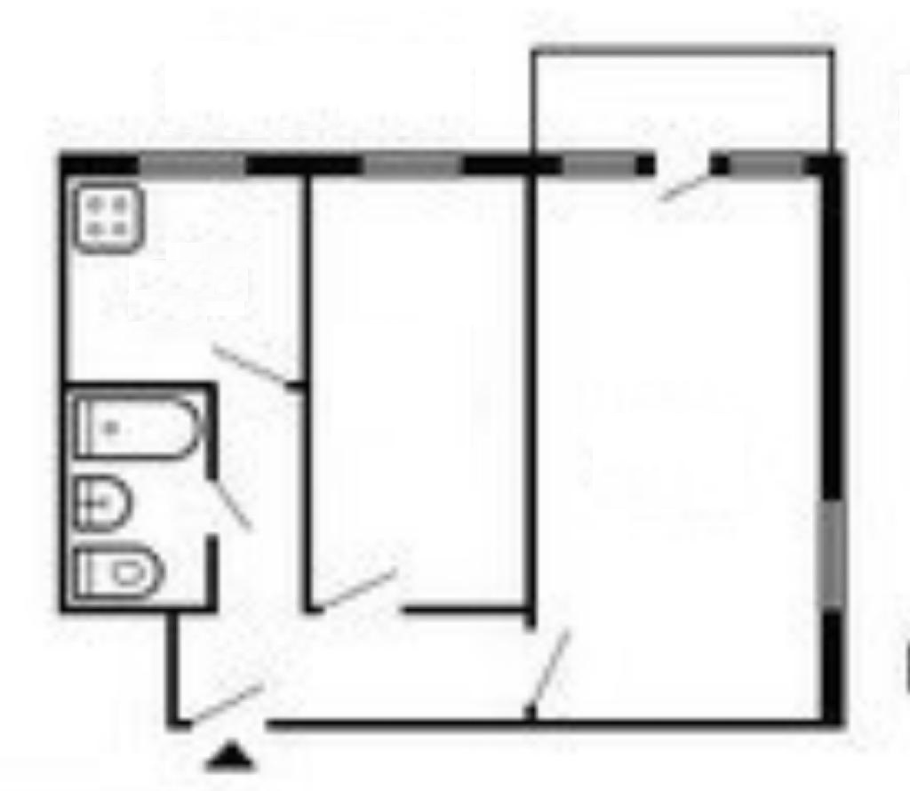 2-комнатная квартира, 42.2 м² - фото 2