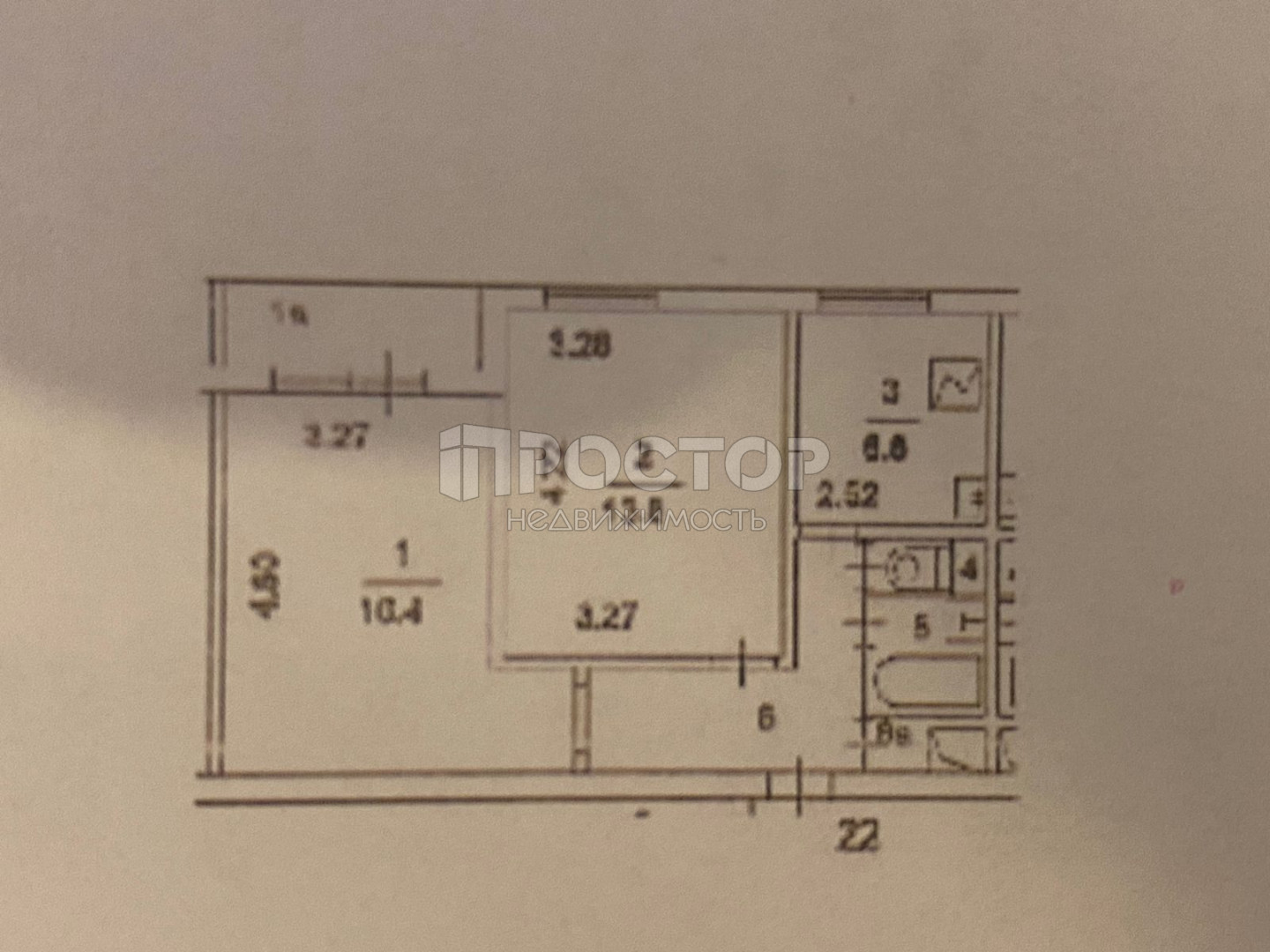 2-комнатная квартира, 46 м² - фото 12