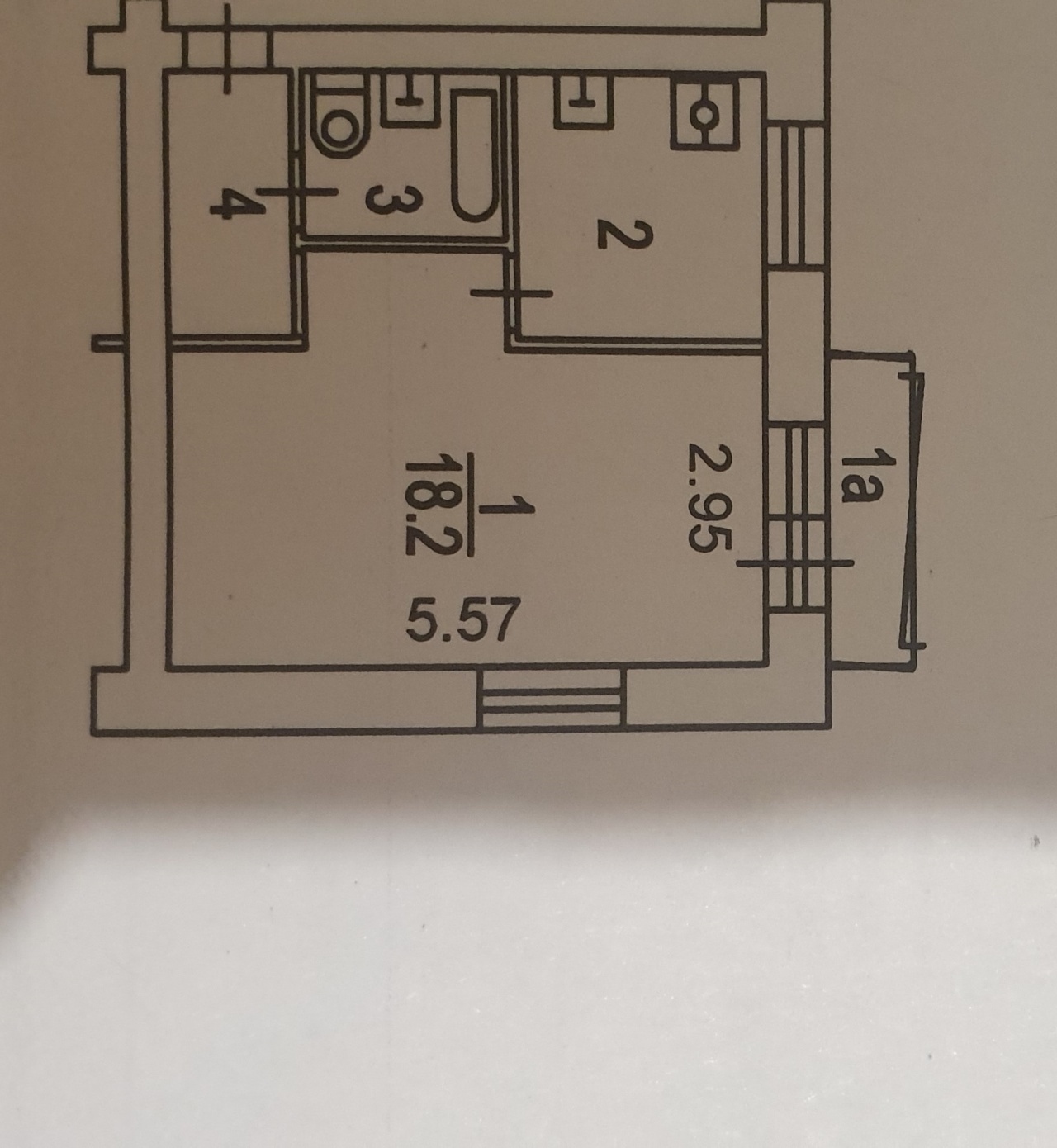 1-комнатная квартира, 33 м² - фото 6
