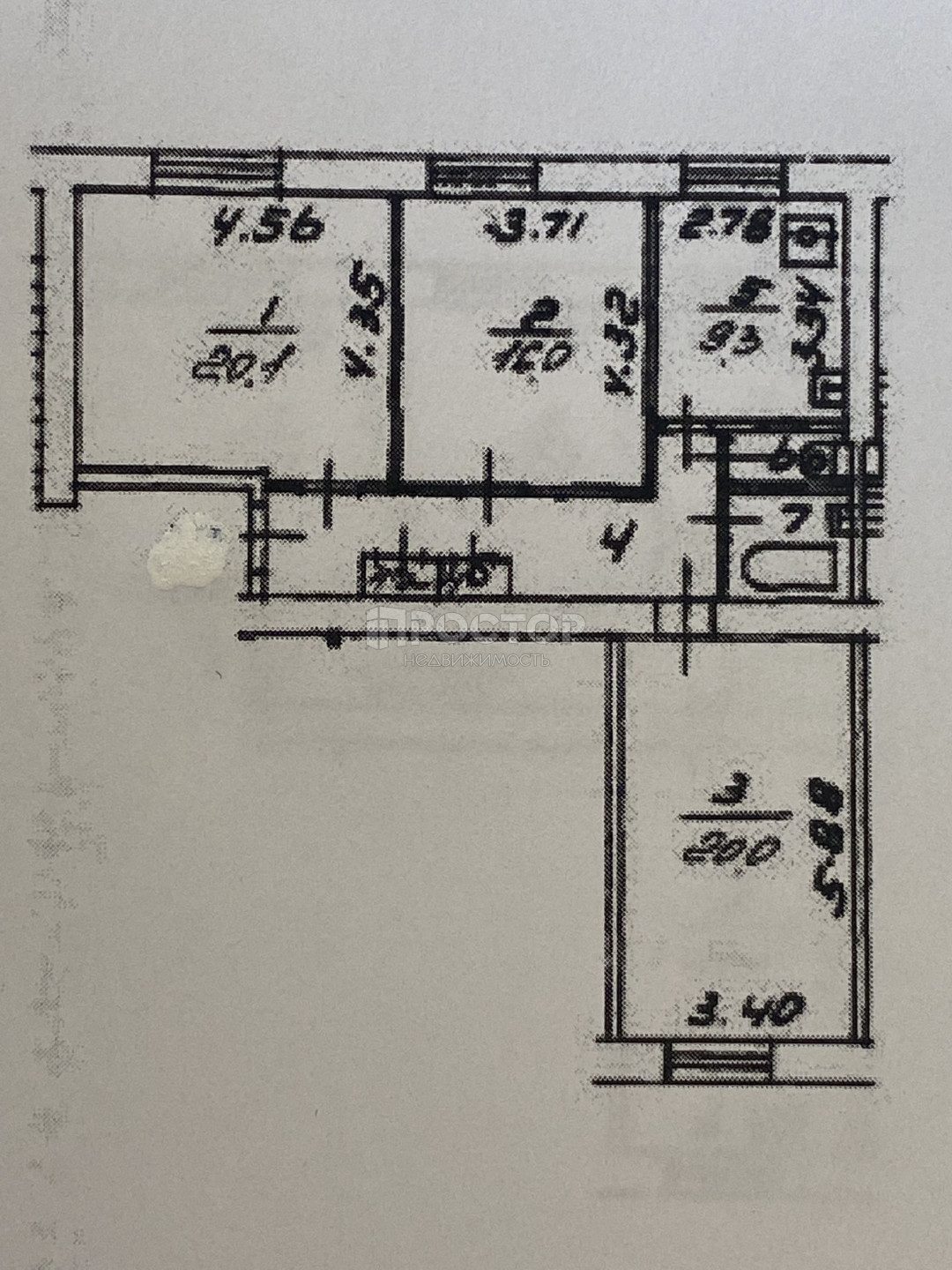 3-комнатная квартира, 80.6 м² - фото 7