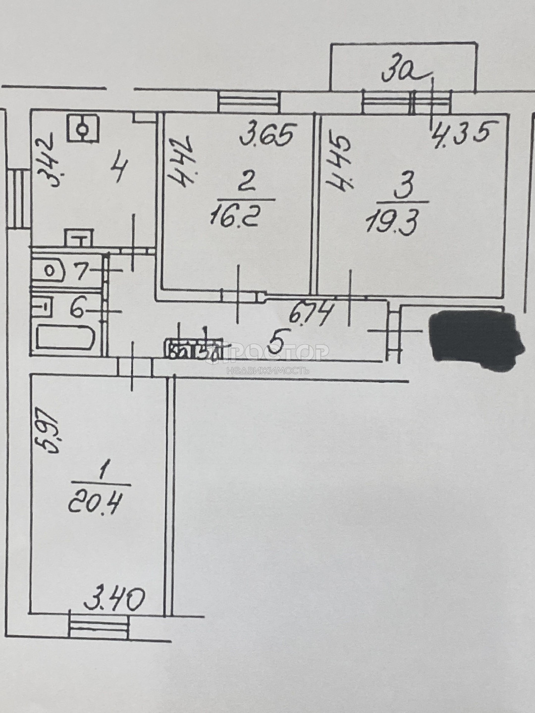 3-комнатная квартира, 80.7 м² - фото 3