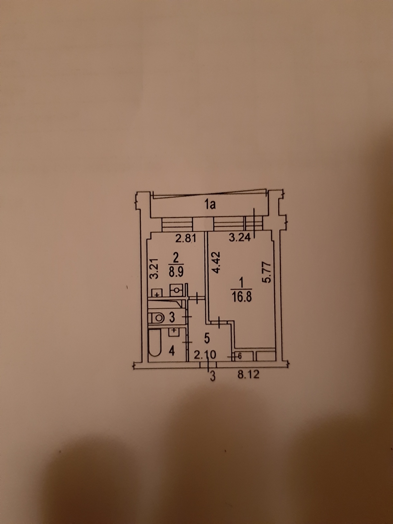 1-комнатная квартира, 35.2 м² - фото 11