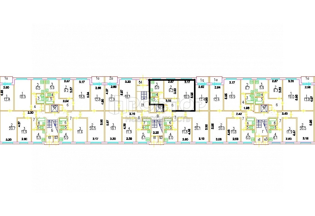 2-комнатная квартира, 44.4 м² - фото 23