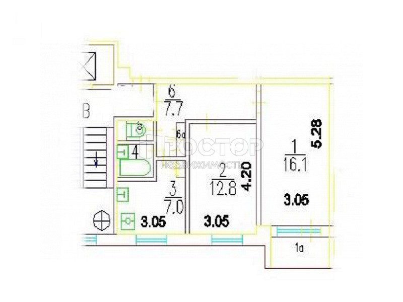 2-комнатная квартира, 47.3 м² - фото 9