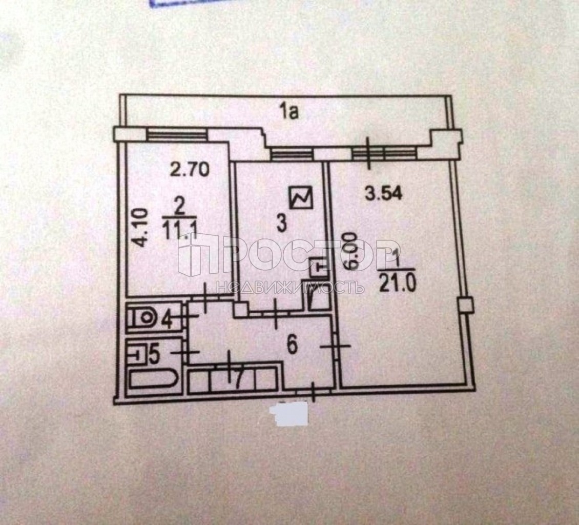 2-комнатная квартира, 51 м² - фото 10