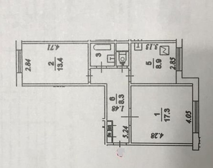 2-комнатная квартира, 52.4 м² - фото 9