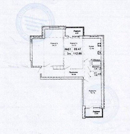 3-комнатная квартира, 112 м² - фото 23