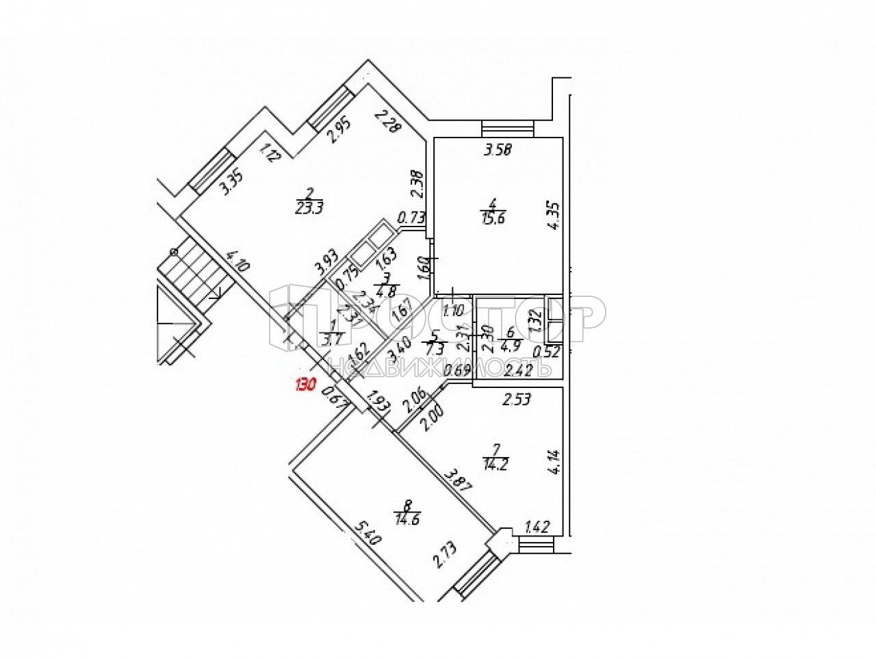 3-комнатная квартира, 88.4 м² - фото 6