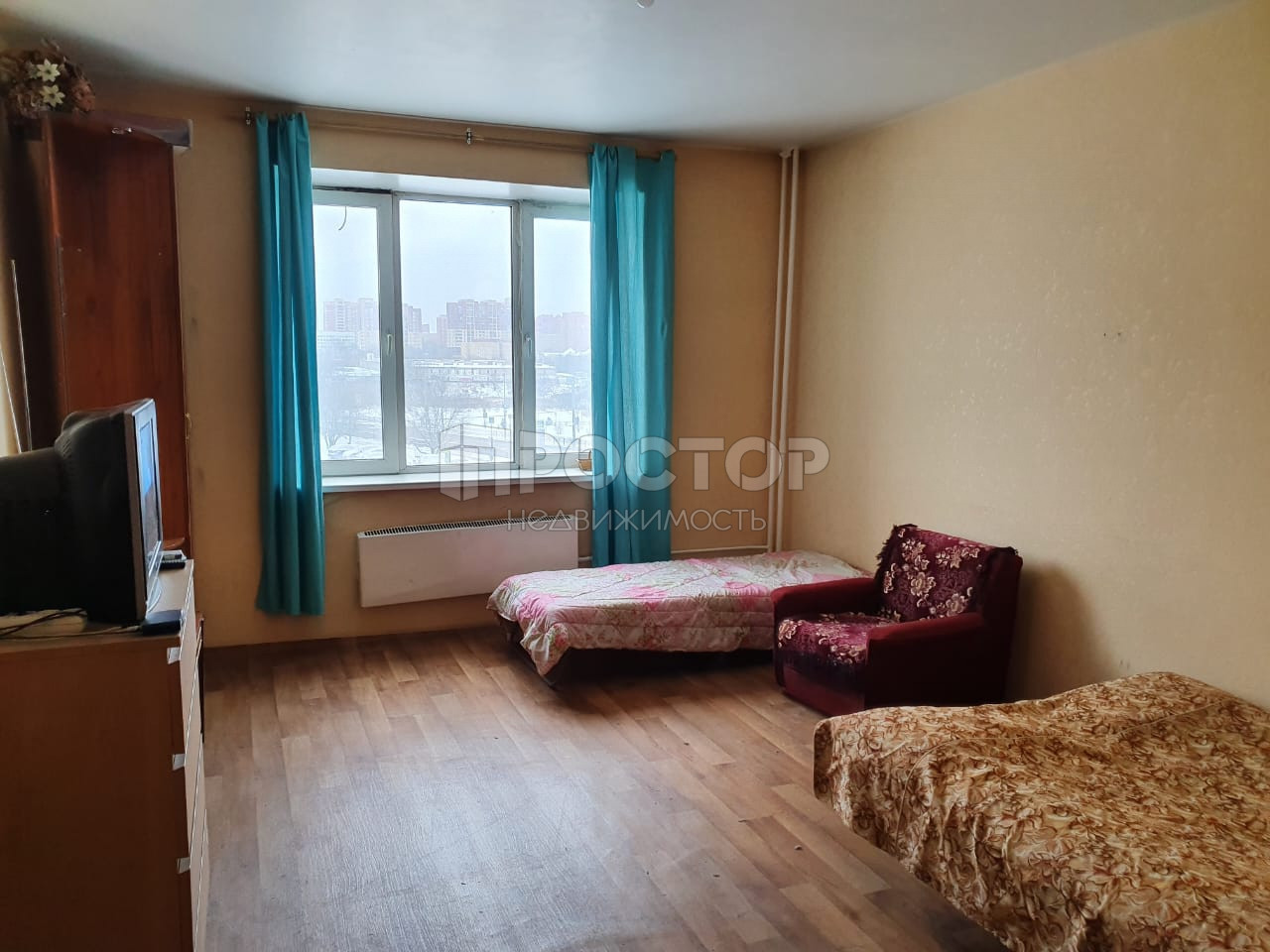 1-комнатная квартира, 44 м² - фото 3