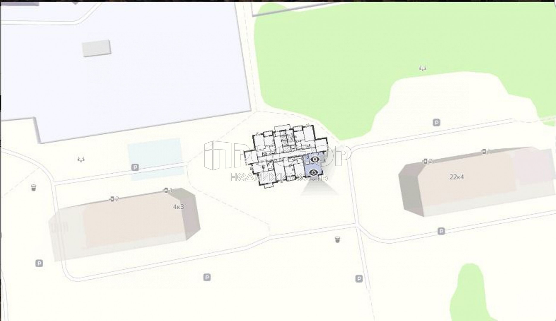 1-комнатная квартира, 38.6 м² - фото 3
