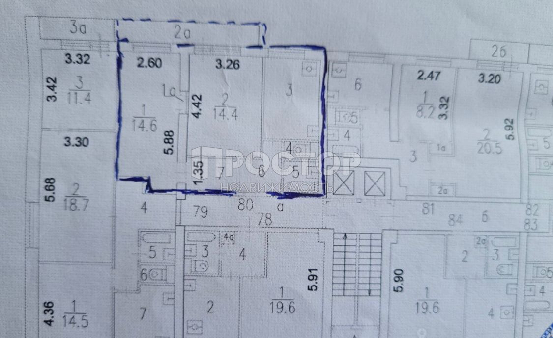 2-комнатная квартира, 47.3 м² - фото 13