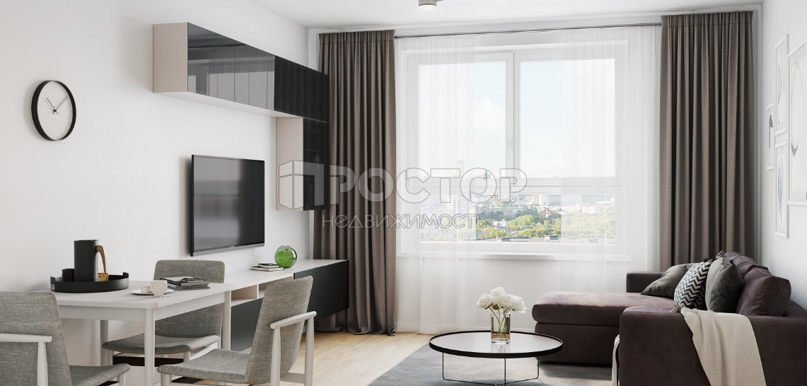 1-комнатная квартира, 37.1 м² - фото 2