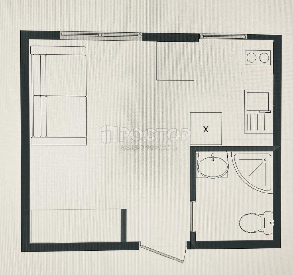 Студия, 17.2 м² - фото 8